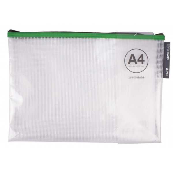 Bolsa Con Cierre Cremallera Transparente 355x255mm A4 Apli 17385 Apli 17385